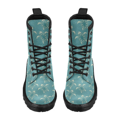 Sea Turtle Pattern Print Design T02 Women's Boots