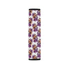 Chihuahua Purple Floral Car Seat Belt Cover