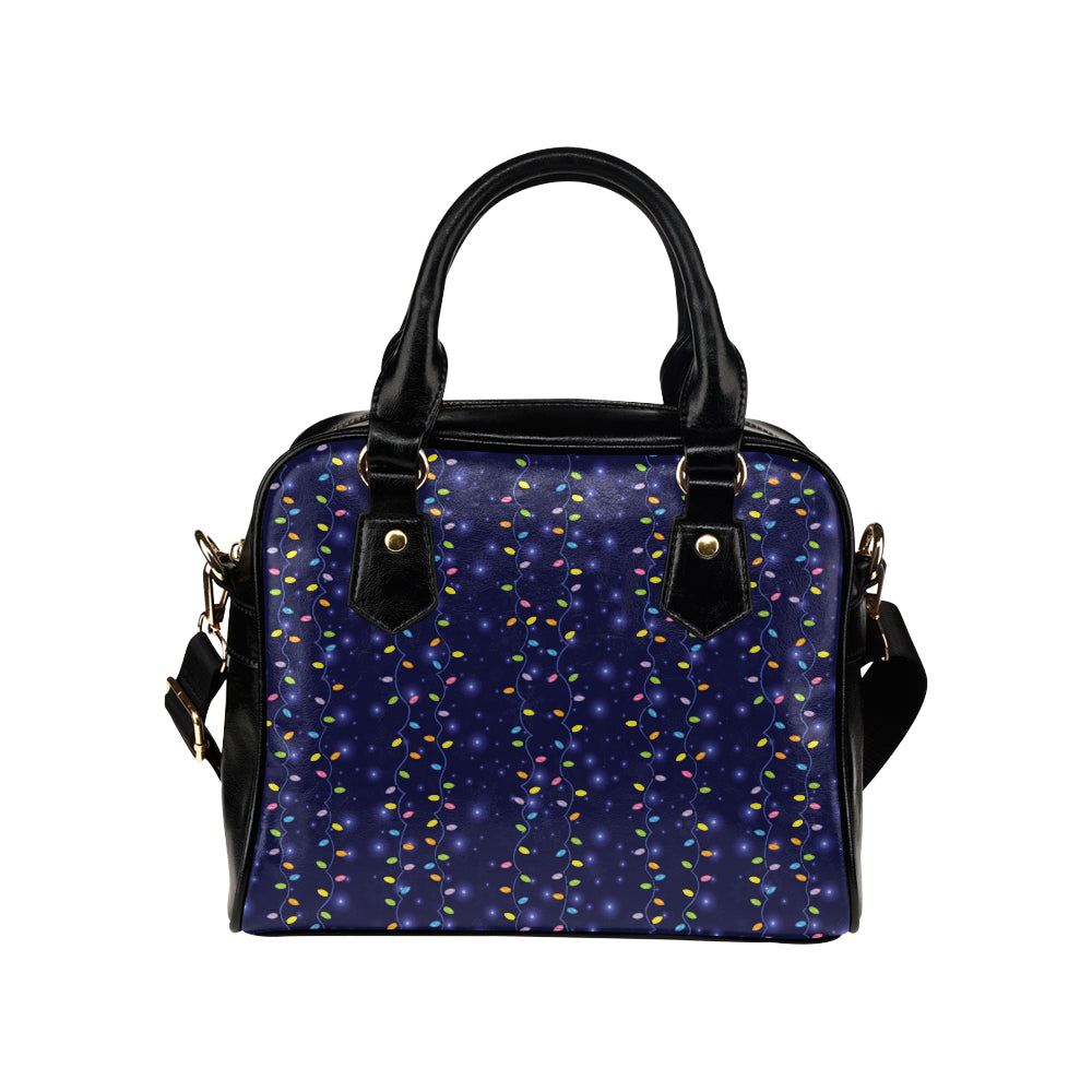 Christmas Light Pattern Print Design 03 Shoulder Handbag