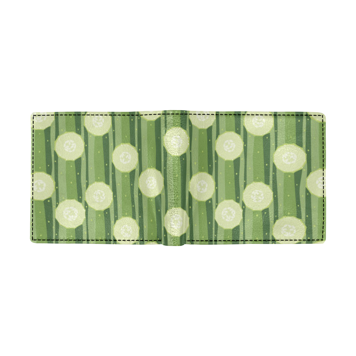 Cucumber Pattern Print Design CC03 Men's ID Card Wallet