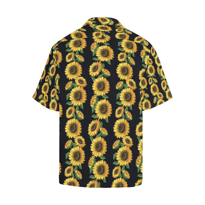 Sunflower Print Design LKS306 Men's Hawaiian Shirt