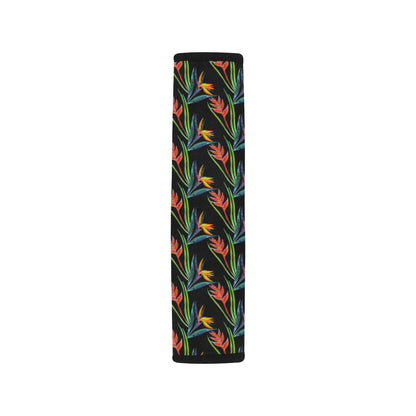 Heliconia Pattern Print Design HL04 Car Seat Belt Cover