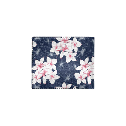 Plumeria Pattern Print Design PM017 Men's ID Card Wallet