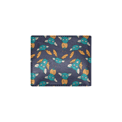 Bat Pattern Print Design 07 Men's ID Card Wallet