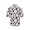 Baseball Black Background Women's Hawaiian Shirt