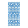 Ski Knit Pattern Print Design LKS302 Beach Towel 32" x 71"