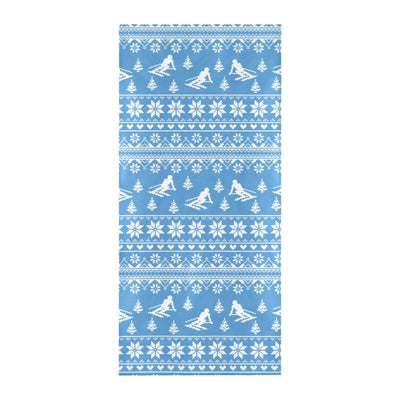 Ski Knit Pattern Print Design LKS302 Beach Towel 32" x 71"