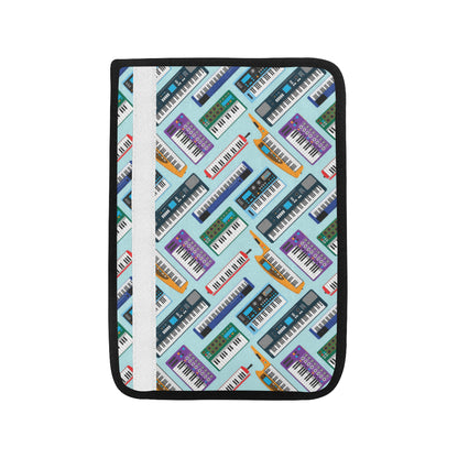 Synthesizer Pattern Print Design 02 Car Seat Belt Cover