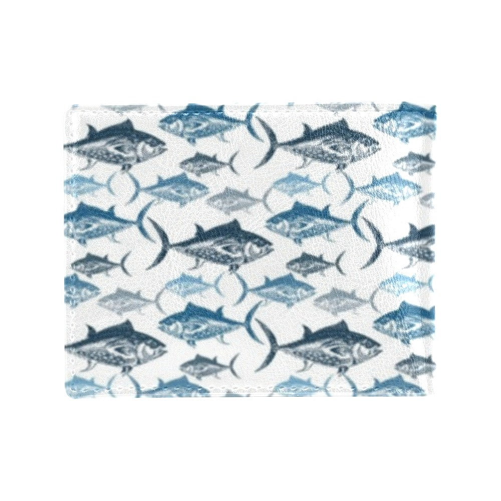 Tuna Fish Print Design LKS303 Men's ID Card Wallet