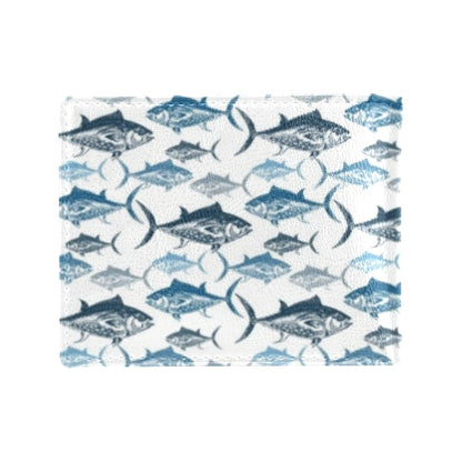 Tuna Fish Print Design LKS303 Men's ID Card Wallet