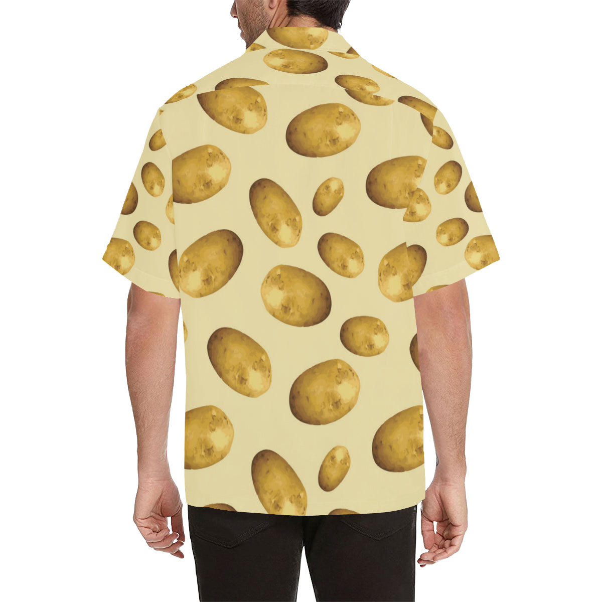 Potato Pattern Print Design A01 Men's Hawaiian Shirt