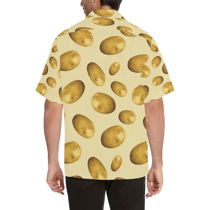 Potato Pattern Print Design A01 Men's Hawaiian Shirt
