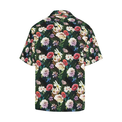 Summer Floral Print Design LKS303 Men's Hawaiian Shirt
