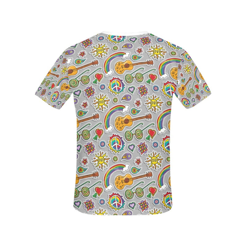 Hippie Print Design LKS306 Women's  T-shirt