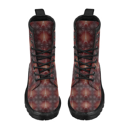Eiffel Tower Drawing Print Women's Boots