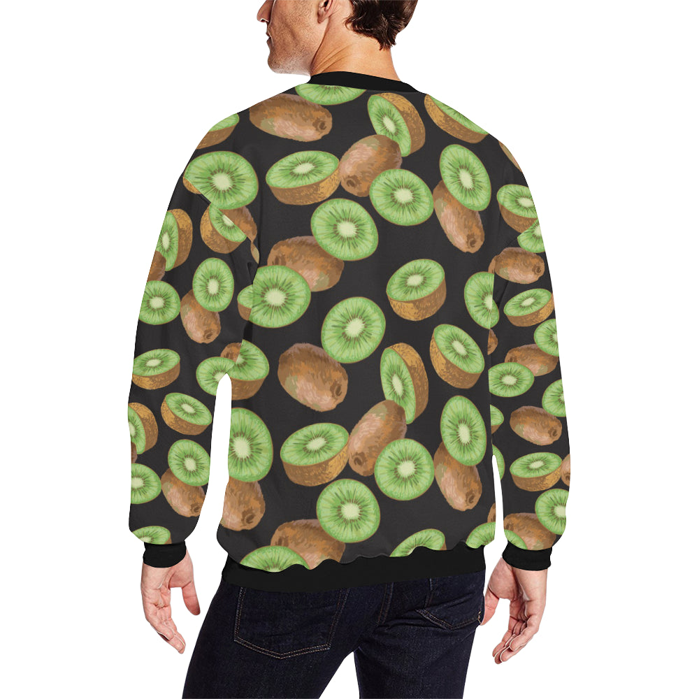 Kiwi Pattern Print Design KW03 Men Long Sleeve Sweatshirt