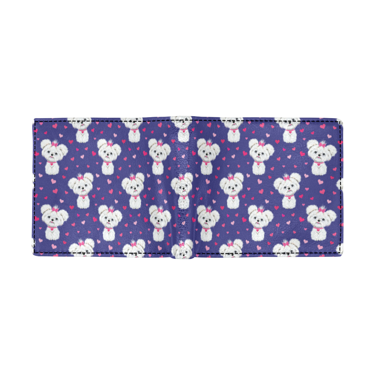 Maltese Pattern Print Design 02 Men's ID Card Wallet