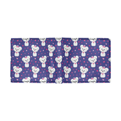 Maltese Pattern Print Design 02 Men's ID Card Wallet