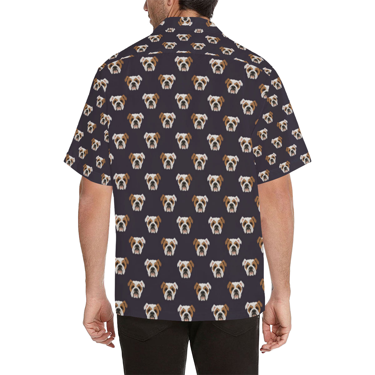 Bulldogs Pattern Print Design 03 Men's Hawaiian Shirt