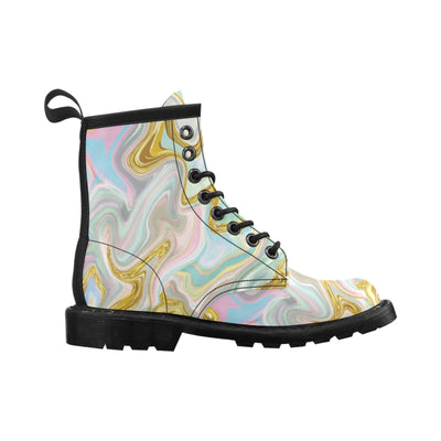 Gold Sweet Marble Women's Boots