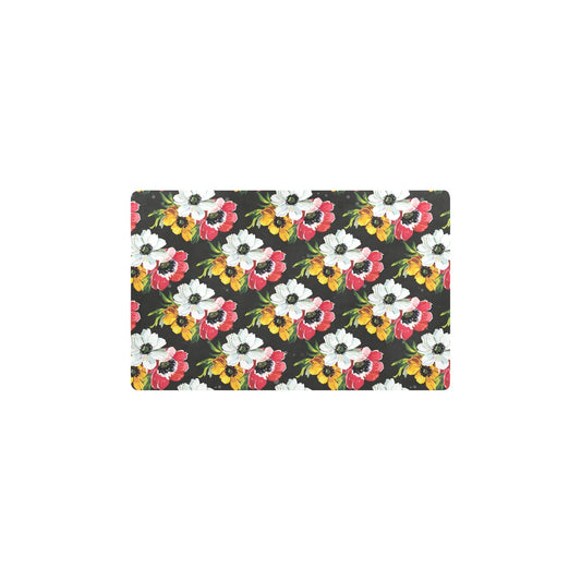 Anemone Pattern Print Design AM07 Kitchen Mat
