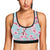 Cherry Blossom Pattern Print Design CB04 Sports Bra