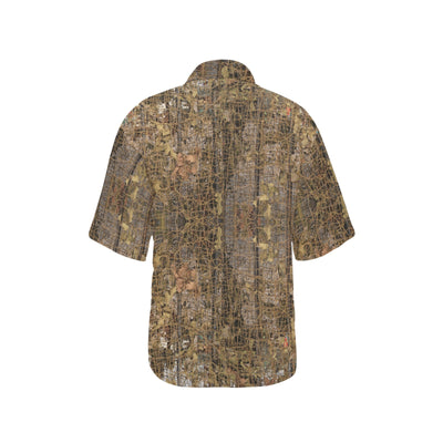 Camouflage Realtree Pattern Print Design 01 Women's Hawaiian Shirt