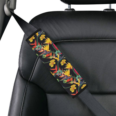 Bird Of Paradise Pattern Print Design BOP016 Car Seat Belt Cover