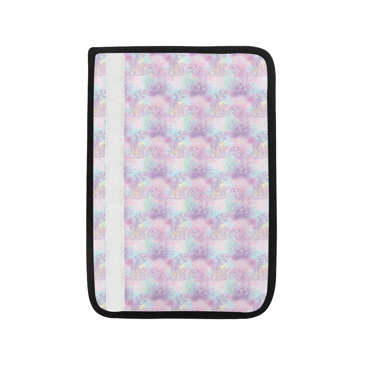 Aquarius Zodiac Pattern Print Design 01 Car Seat Belt Cover