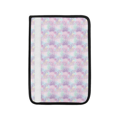 Aquarius Zodiac Pattern Print Design 01 Car Seat Belt Cover