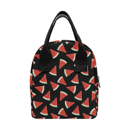 Watermelon Pattern Print Design WM01 Insulated Lunch Bag