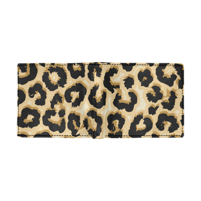 Jaguar Skin Pattern Print Design 02 Men's ID Card Wallet