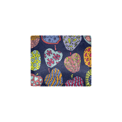 Apple Pattern Print Design AP05 Men's ID Card Wallet