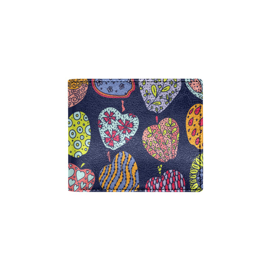 Apple Pattern Print Design AP05 Men's ID Card Wallet