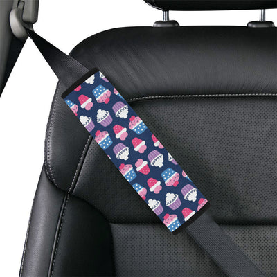 Cupcake Pattern Print Design CP04 Car Seat Belt Cover