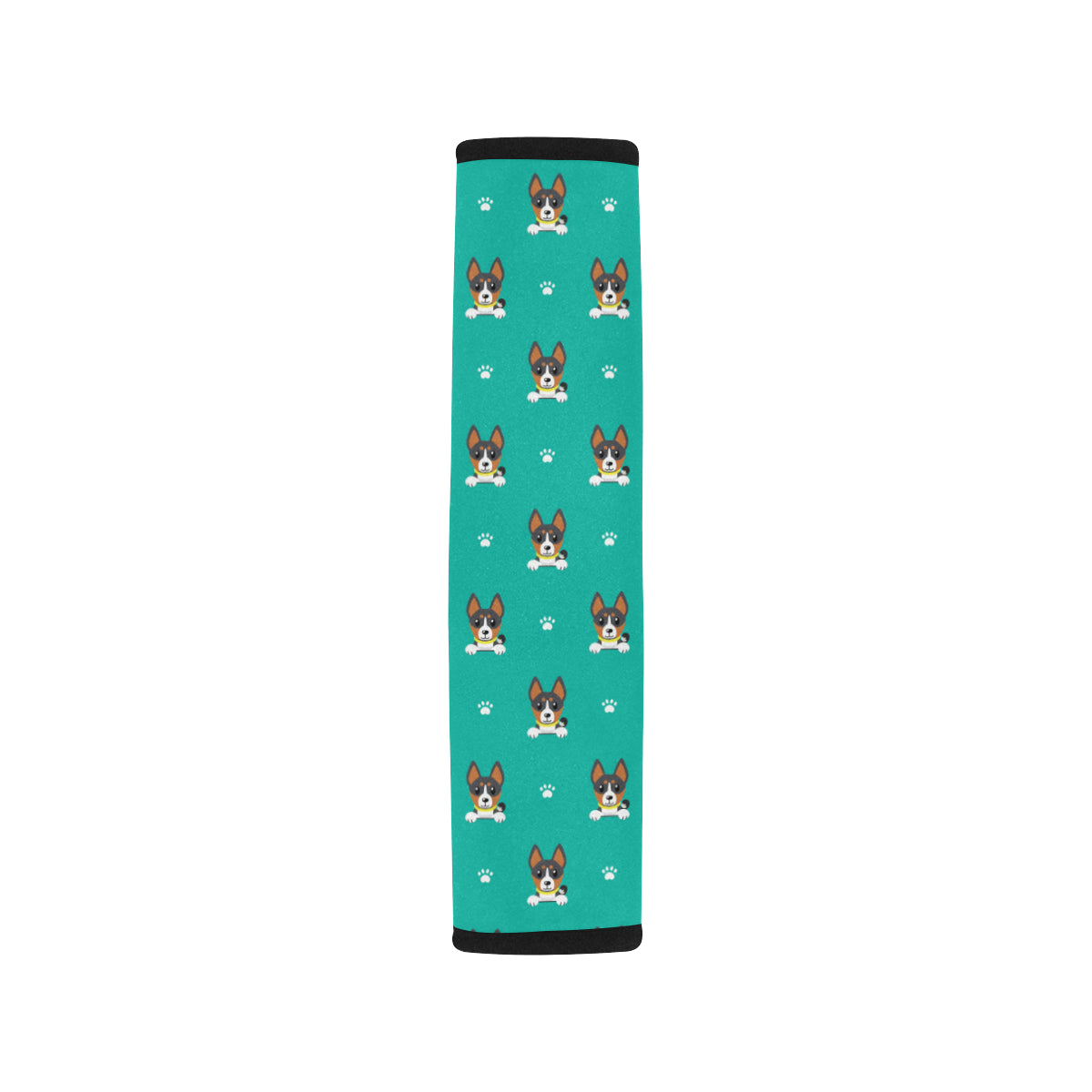 Basenji Pattern Print Design 03 Car Seat Belt Cover