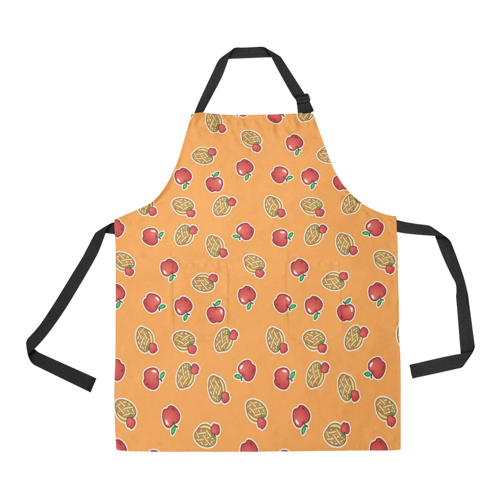 Apple Pie Pattern Print Design 02 Apron with Pocket