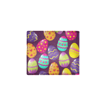 Easter Eggs Pattern Print Design RB04 Men's ID Card Wallet