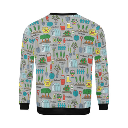 Gardening Pattern Print Design G07 Men Long Sleeve Sweatshirt