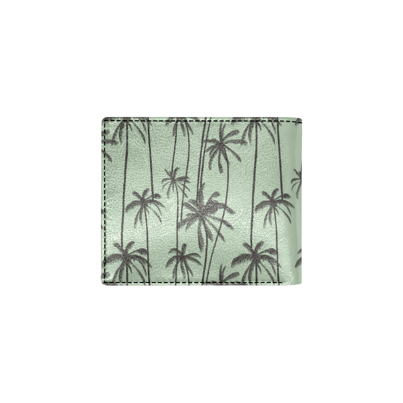 Palm Tree Pattern Print Design A04 Men's ID Card Wallet