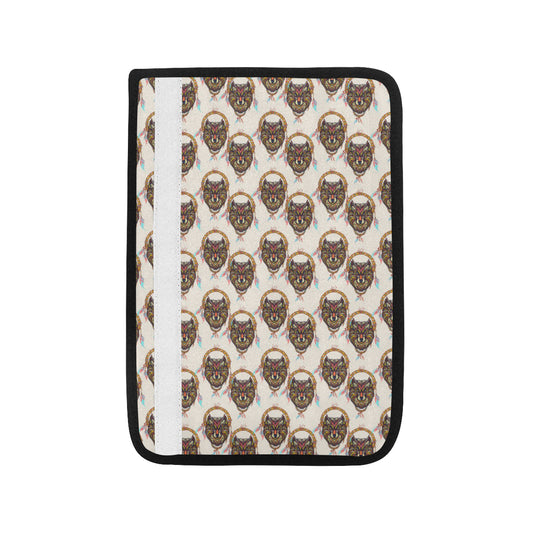 Wolf Tribal Dream Catcher Design Print Car Seat Belt Cover