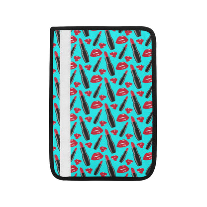 Lipstick Pattern Print Design LT02 Car Seat Belt Cover