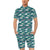 Shark Style Print Men's Romper