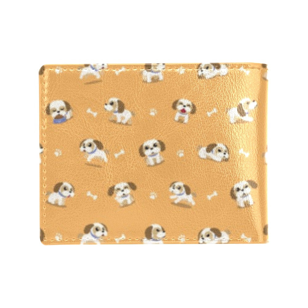 Shih Tzu Print Design LKS304 Men's ID Card Wallet
