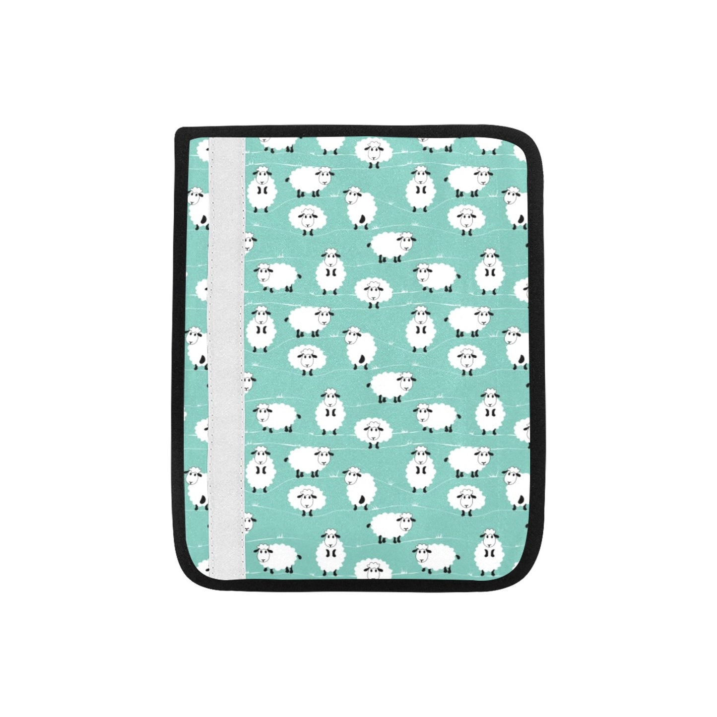 Sheep Print Design LKS404 Car Seat Belt Cover