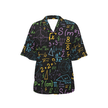 Math Pattern Print Design 03 Women's Hawaiian Shirt
