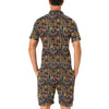 Chicken Embroidery Style Men's Romper