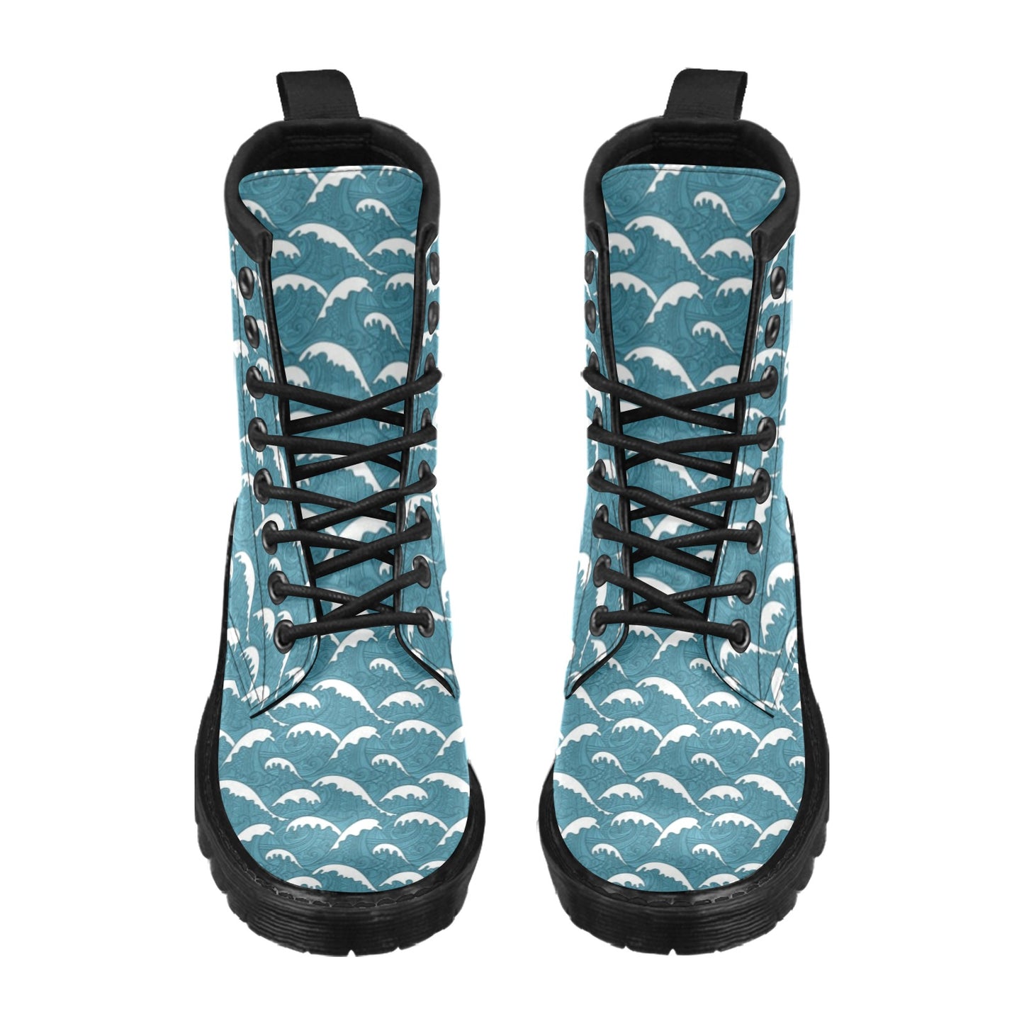 Surf Wave Tribal Design Women's Boots