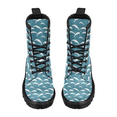 Surf Wave Tribal Design Women's Boots