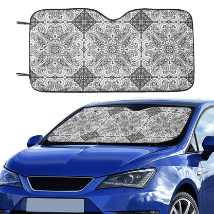 Bandana Print Design LKS309 Car front Windshield Sun Shade